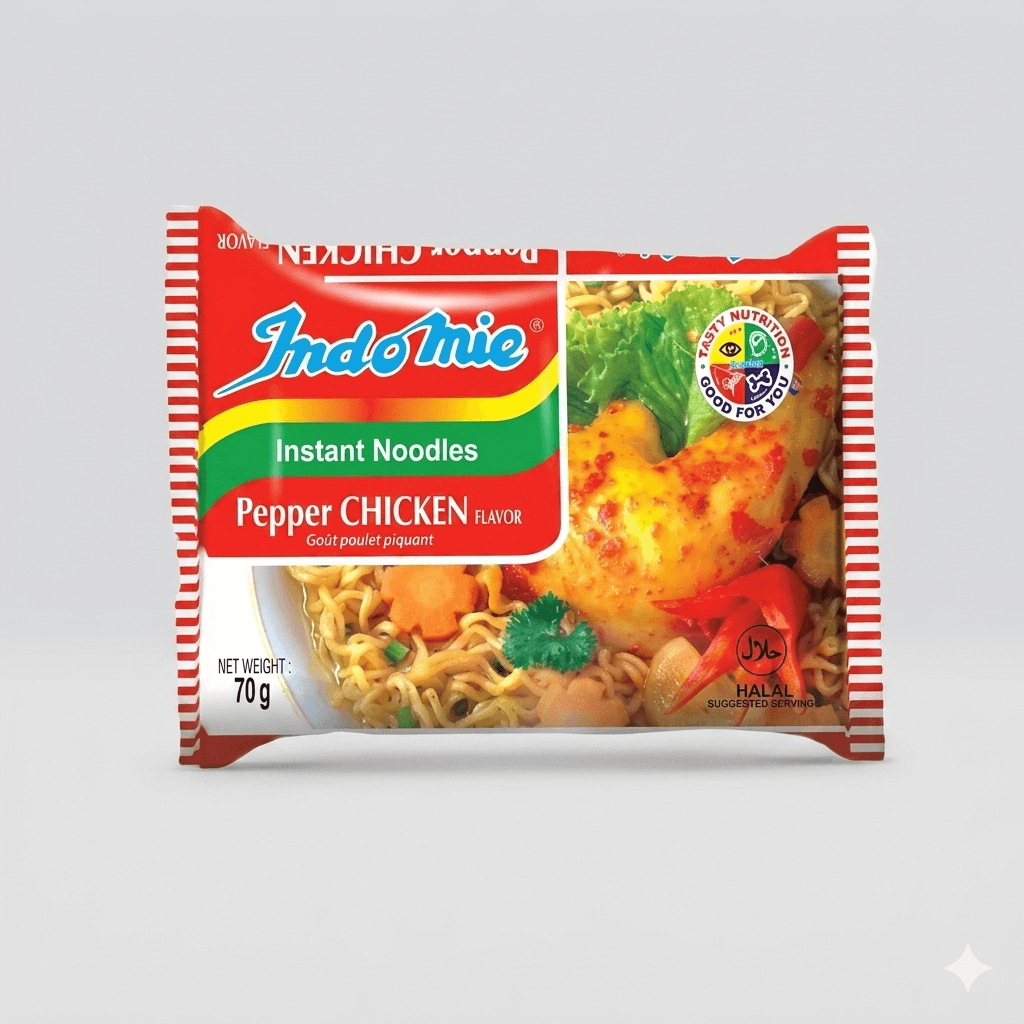 Indomie Pepper Chicken 70g — by Indomie — Pasta Noodles from NG — Afrizonemart