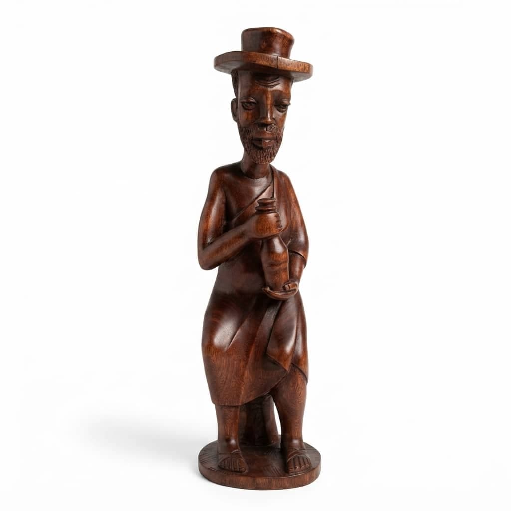 Traditional African Elder Wood Carving