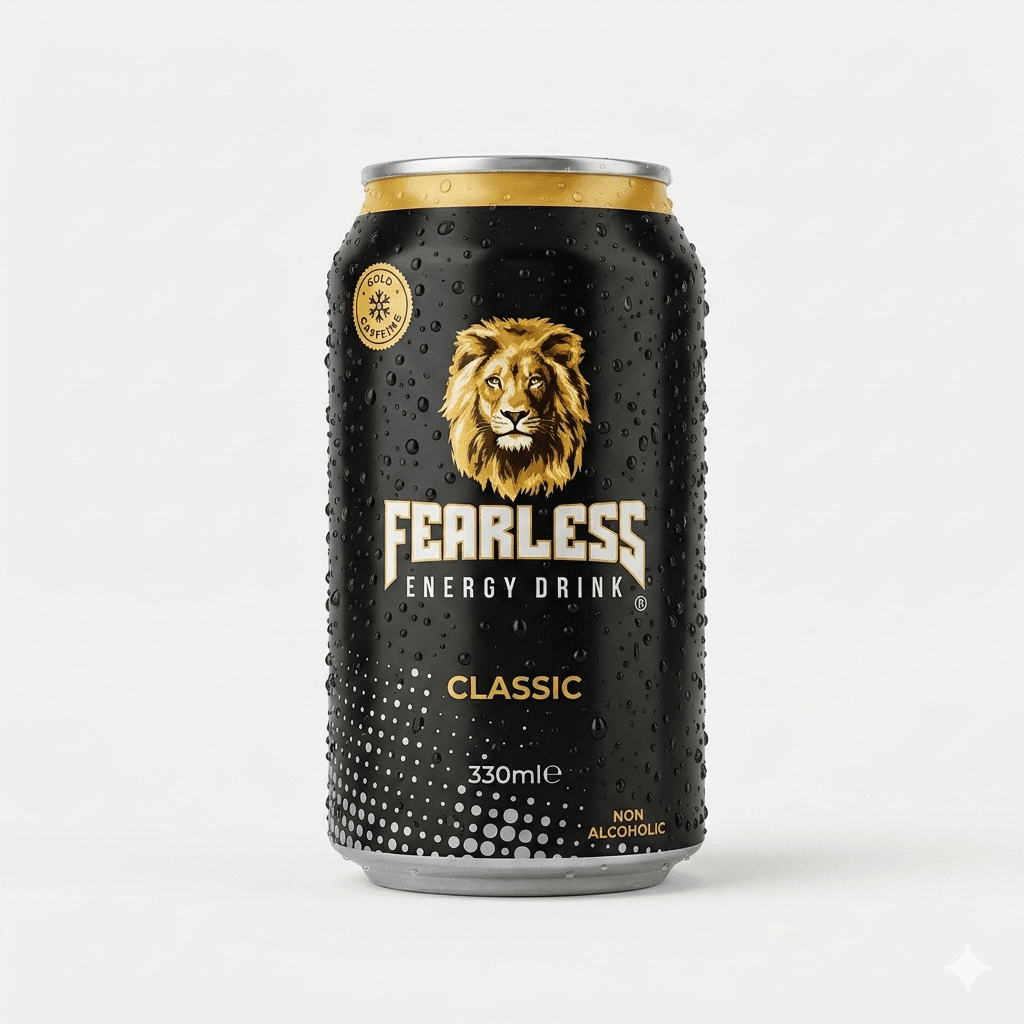 Fearless Energy Drink Classic 33cl Can