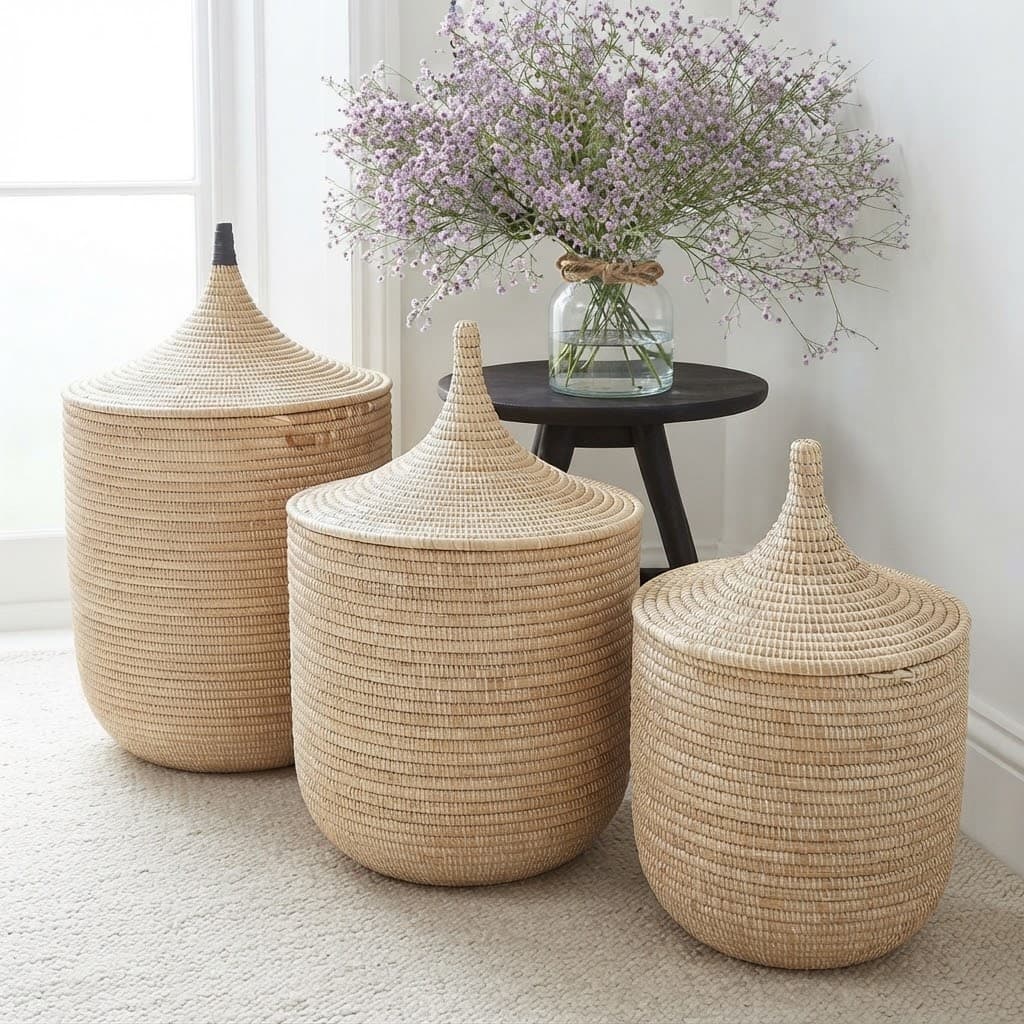 Phiri Baskets — by People of the Sun — Malawi Baskets products from MW — Afrizonemart