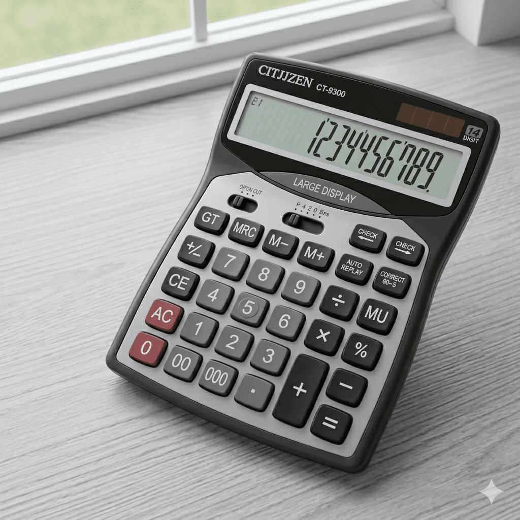 Citizen Calculator Desktop Solar CT 9300