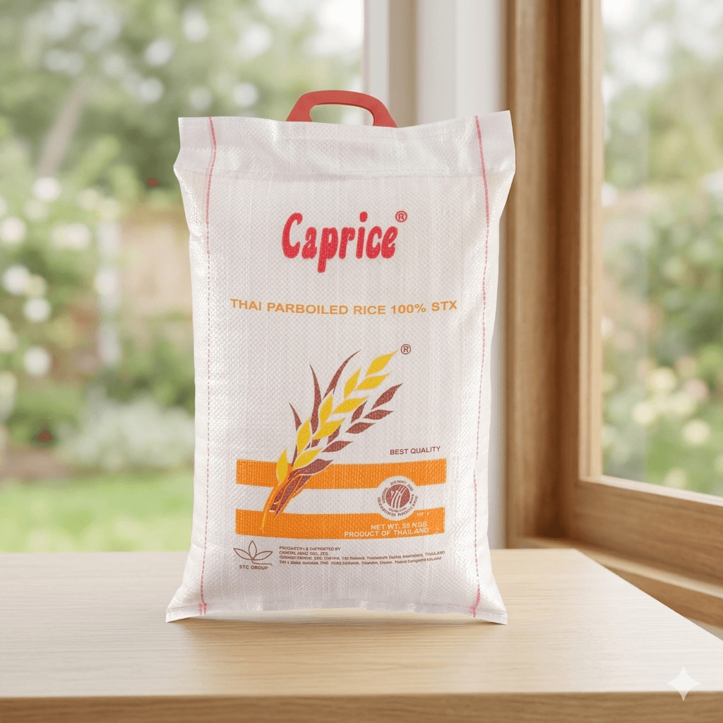 Caprice Parboiled Rice 50kg — by Caprice — Rice from TH — Afrizonemart