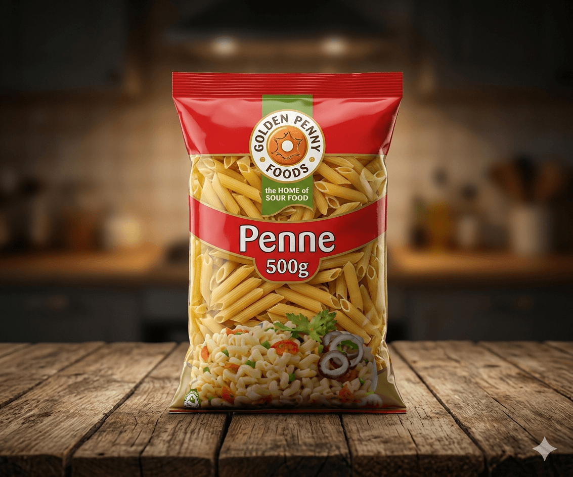 Golden Penny Penne 500g — by Golden Penny — Pasta Noodles from NG — Afrizonemart