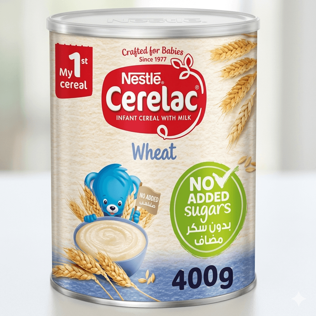 Nestle Cerelac Wheat with Milk 400g — by Cerelac — Cereals from NG — Afrizonemart