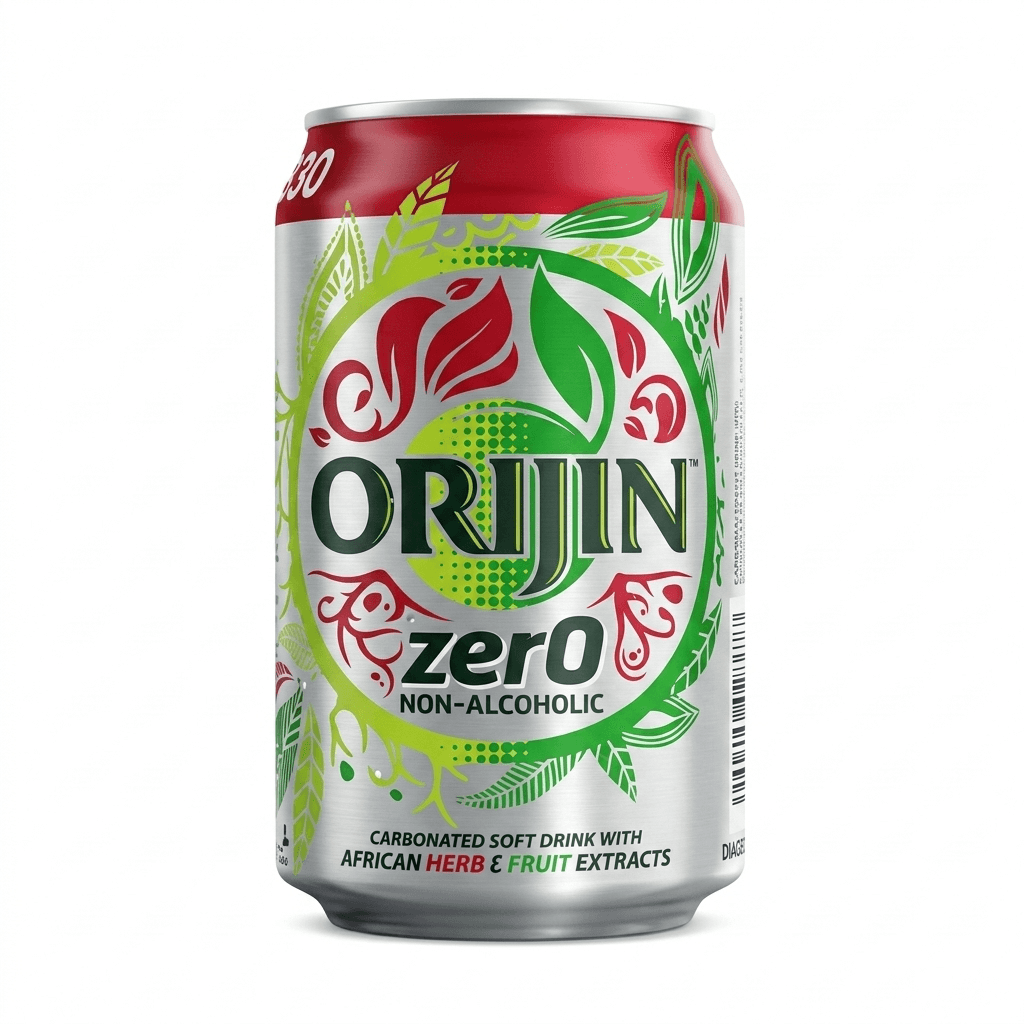 Orijin Zero 33cl Can — by Orijin Zero — Carbonated Drinks from NG — Afrizonemart