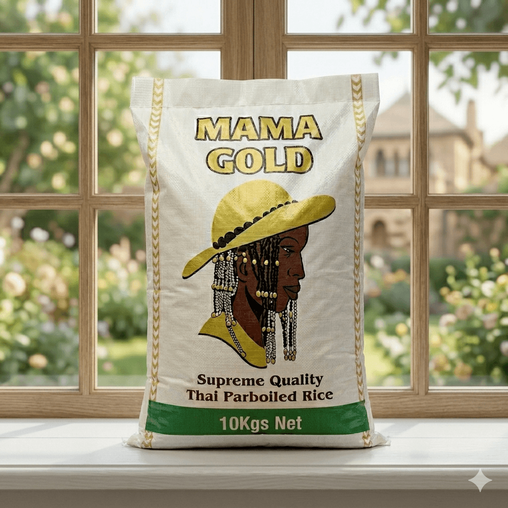 Mama Gold Parboiled Rice 10kg — by Mama Gold — Rice from NG — Afrizonemart