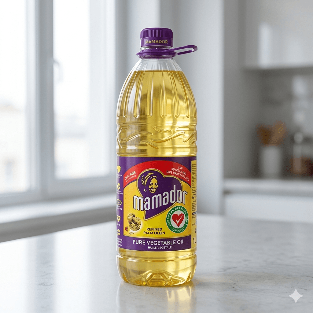 Mamador Vegetable Oil 1L — by Mamador — Cooking Oils from NG — Afrizonemart