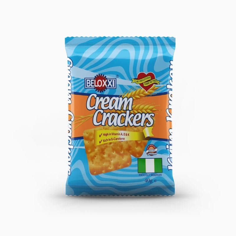 Beloxxi Cream Crackers 30g — by Beloxxi — biscuits-cookies from NG — Afrizonemart