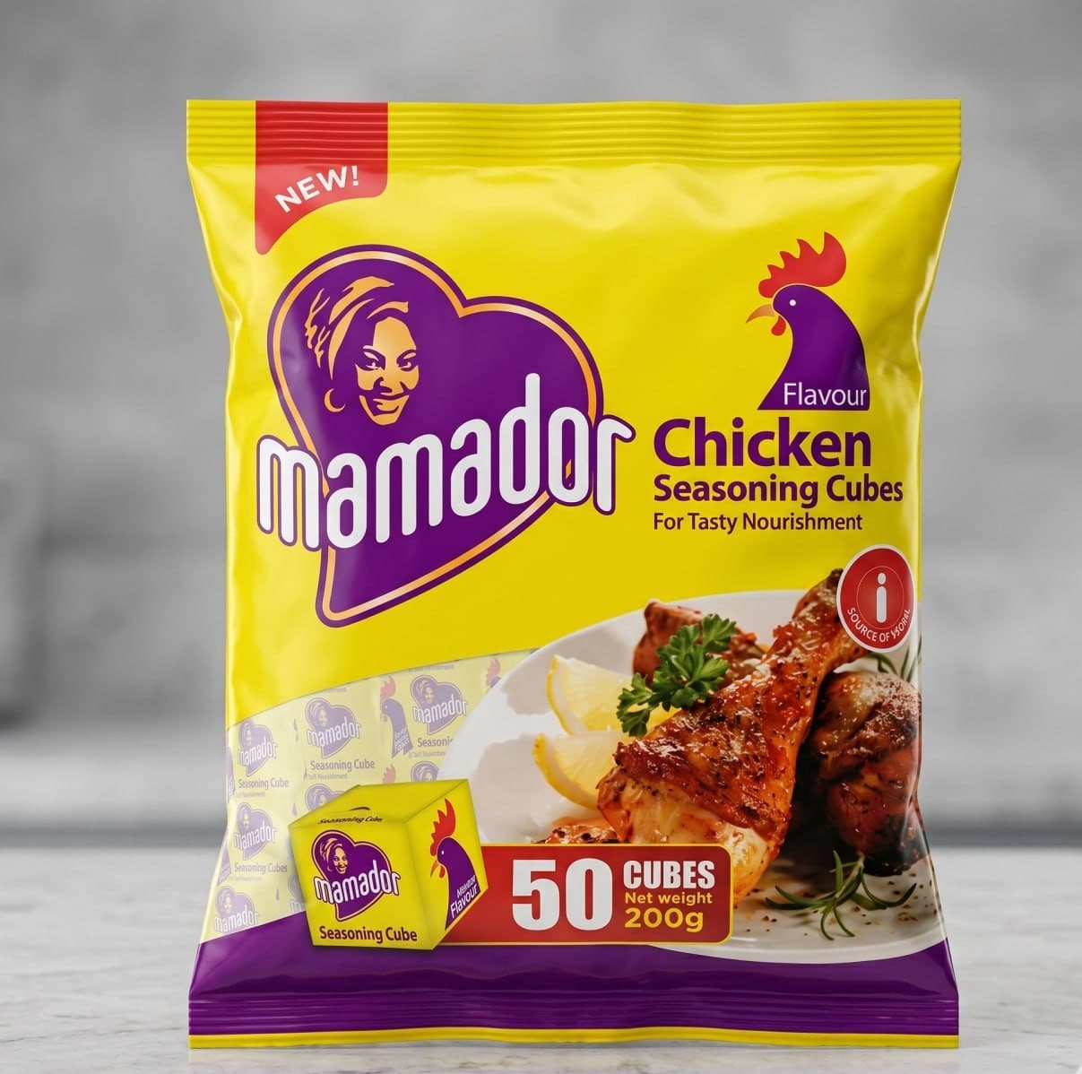 Mamador Chicken Cubes 50pcs