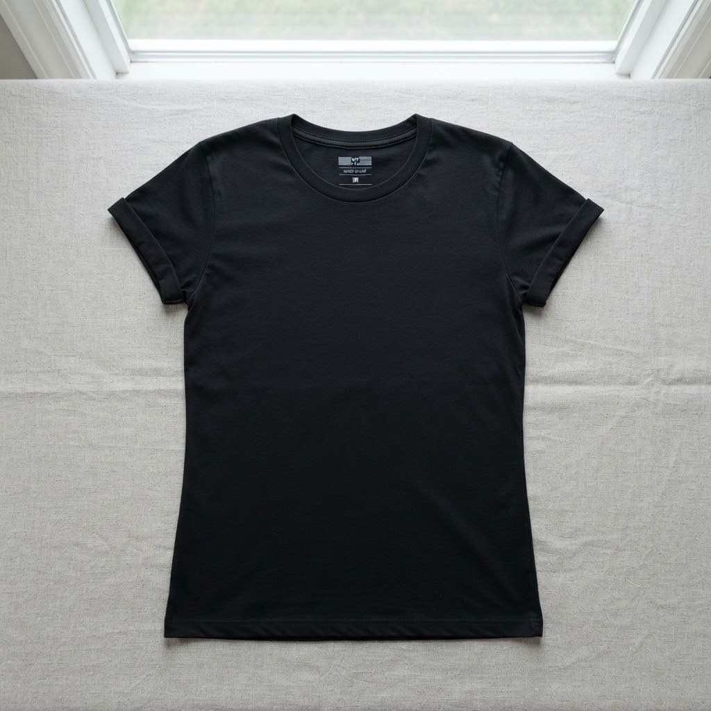 Black Organic Cotton T-shirt