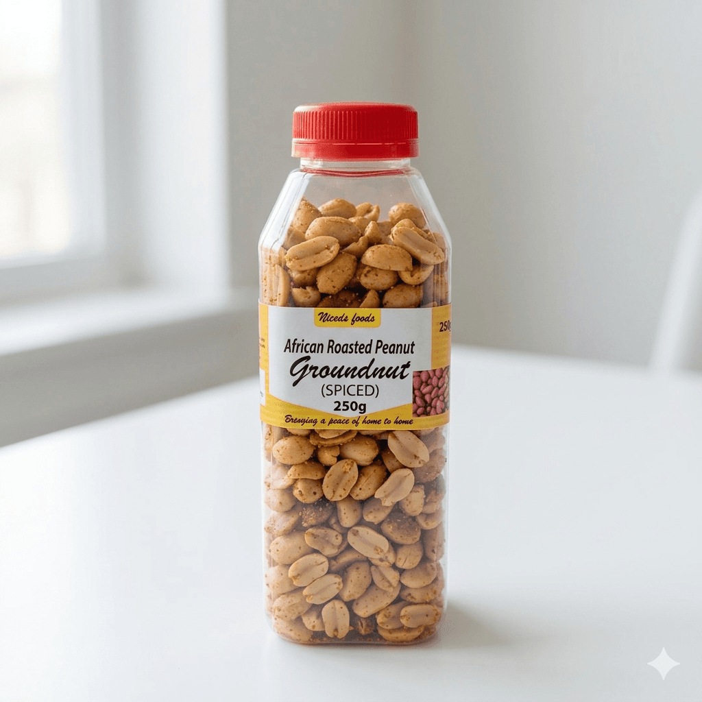 Roasted Groundnut Spiced 250g — by Local Groundnut — traditional-snacks from NG — Afrizonemart