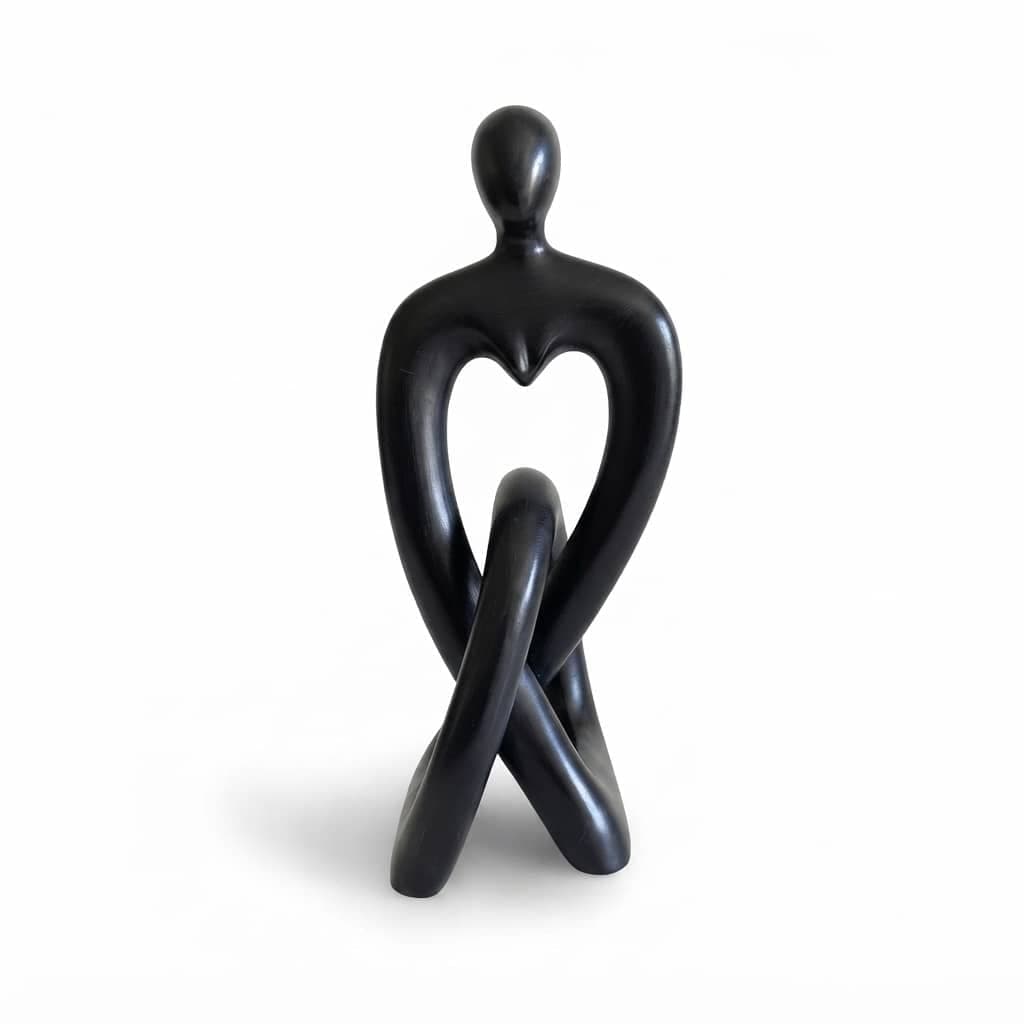 Love Note - Abstract Soapstone Sculpture — by Ugandan Crafts — craft-soapstone products from UG — Afrizonemart