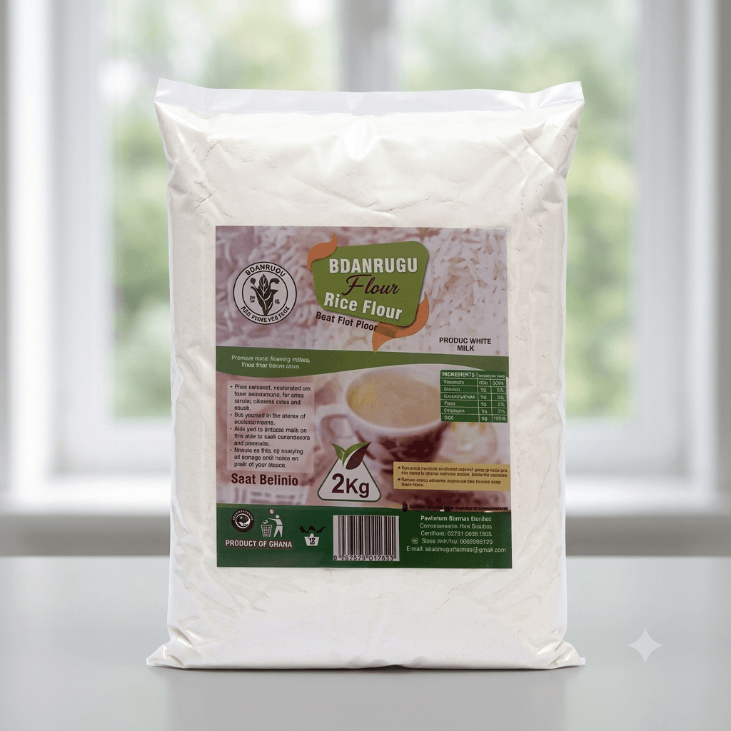 Bbabuddu Pure Rice Flour - 2kg — by Bbabuddu — Flours products from UG — Afrizonemart