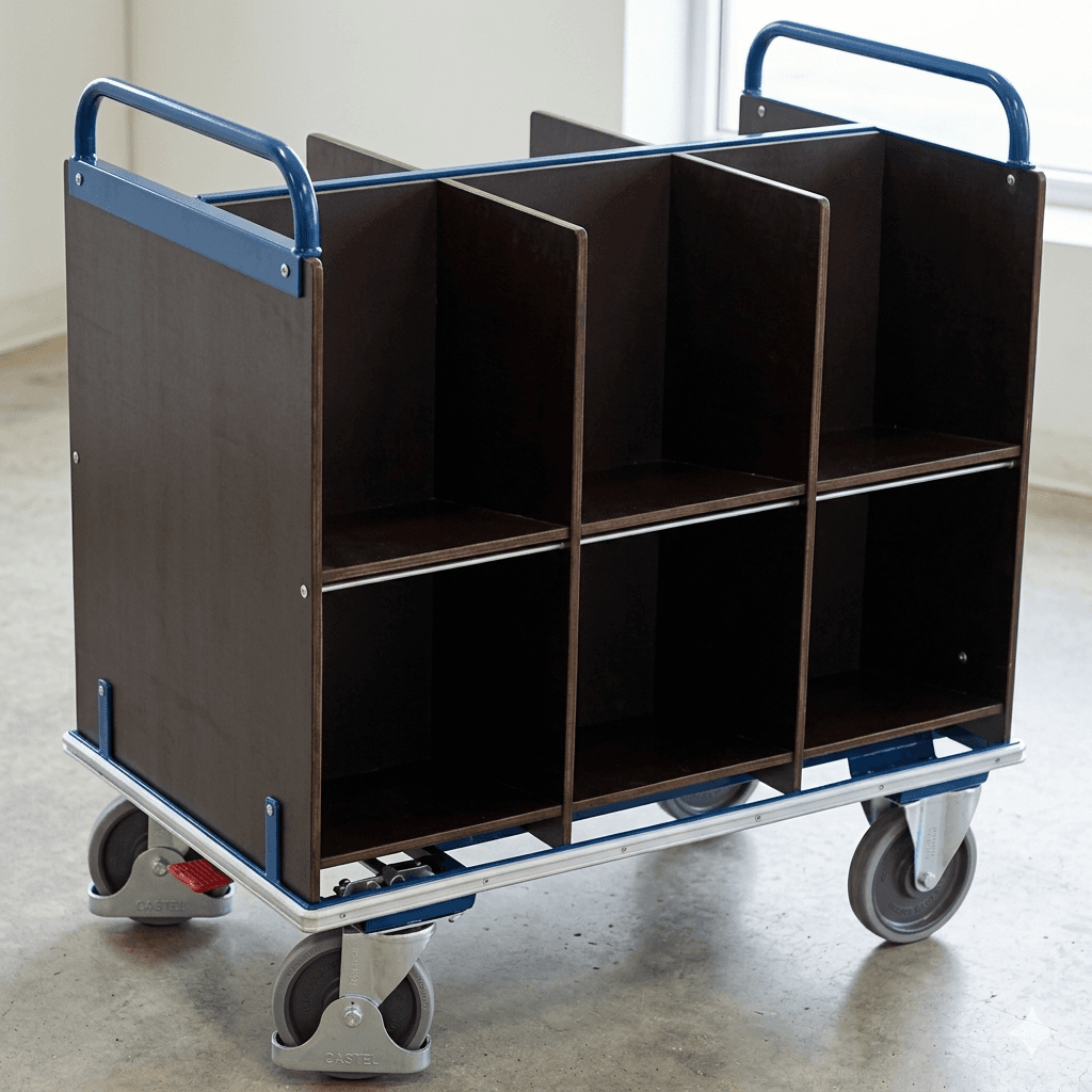 Document Trolley with Wheels