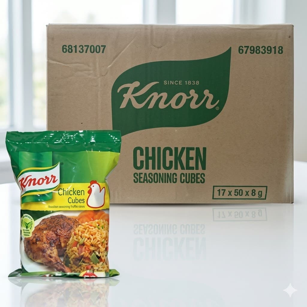 Knorr Chicken Cubes Carton (24 x 50pcs) — by Knorr — Spices Seasonings products from NG — Afrizonemart