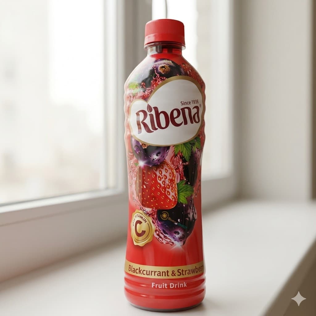 Ribena Strawberry Ready-to-Drink 450ml — by Ribena — Fruit Juices from GB — Afrizonemart