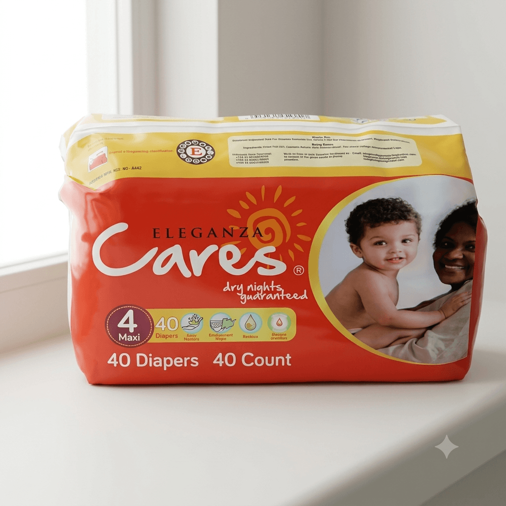 Eleganza Baby Diapers Maxi Size 4 (40 count)