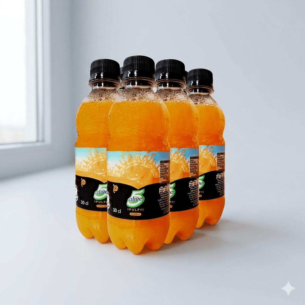 Five Alive Pulpy Orange 35cl x 6 Pack — by Five Alive — Nectar Juice Drinks from NG — Afrizonemart