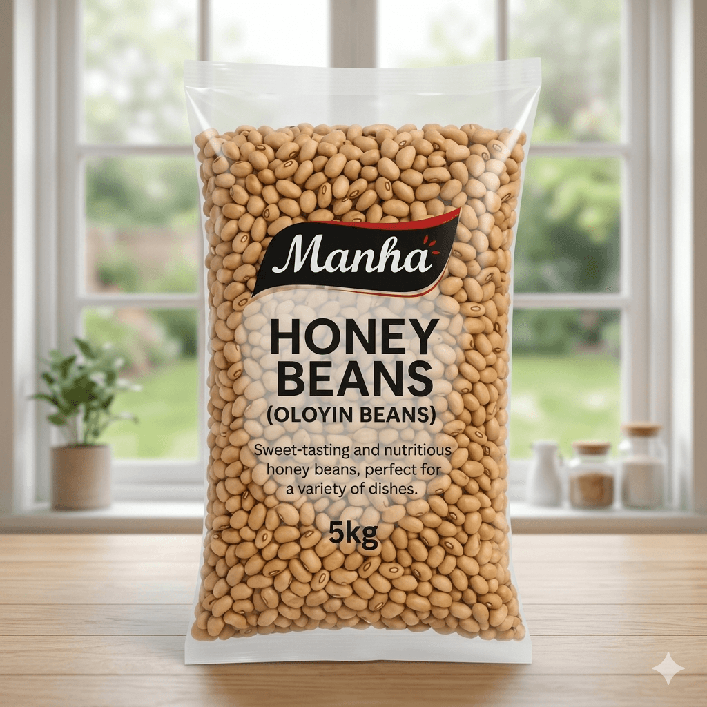 Honey Beans (Oloyin) 5kg — by Local — Beans Legumes from NG — Afrizonemart