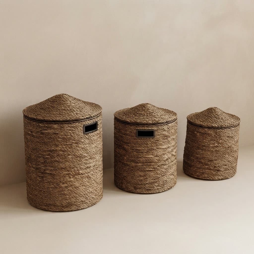 Mix & Match Baskets - Monochrome Black — by People of the Sun — Malawi Baskets products from MW — Afrizonemart