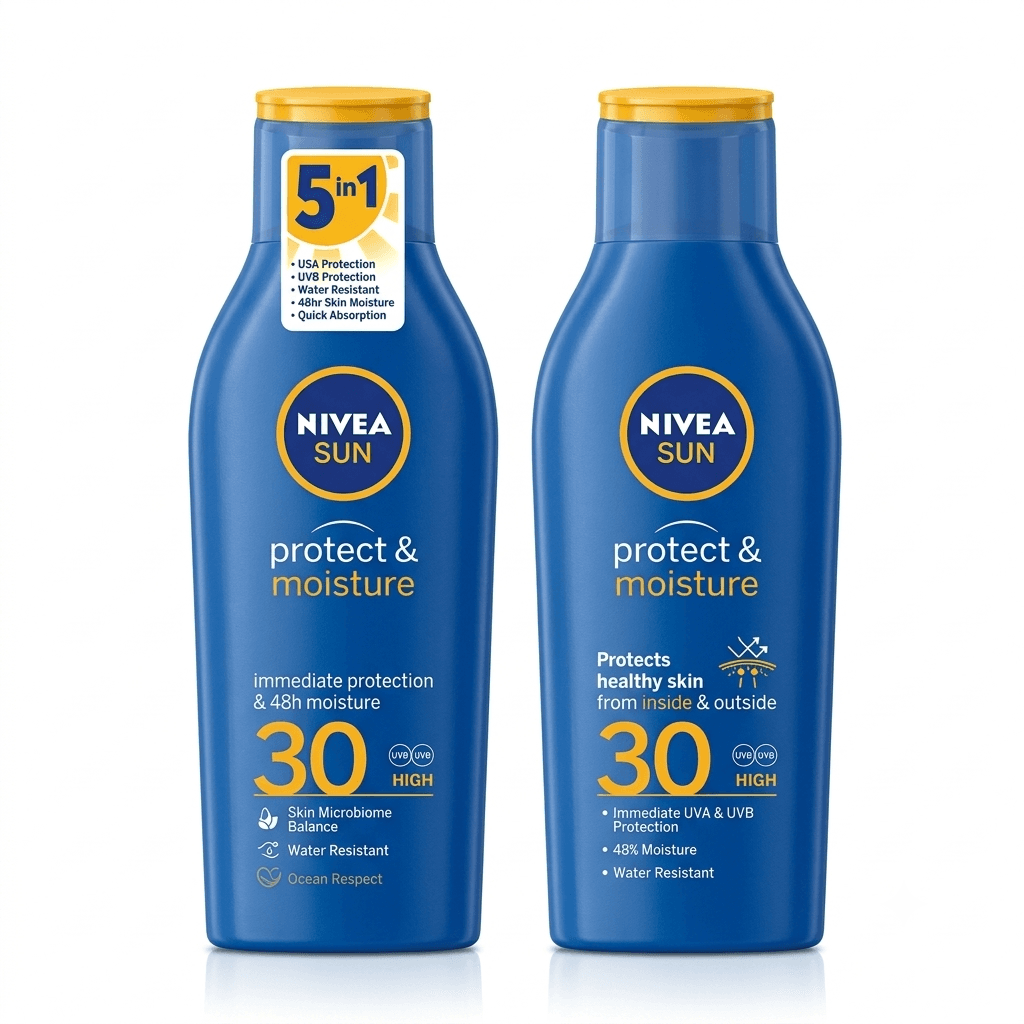 Sun Protect & Moisture SPF30 2 x 200ml — by NIVEA — beauty-wellness-sun-care products from ZM — Afrizonemart