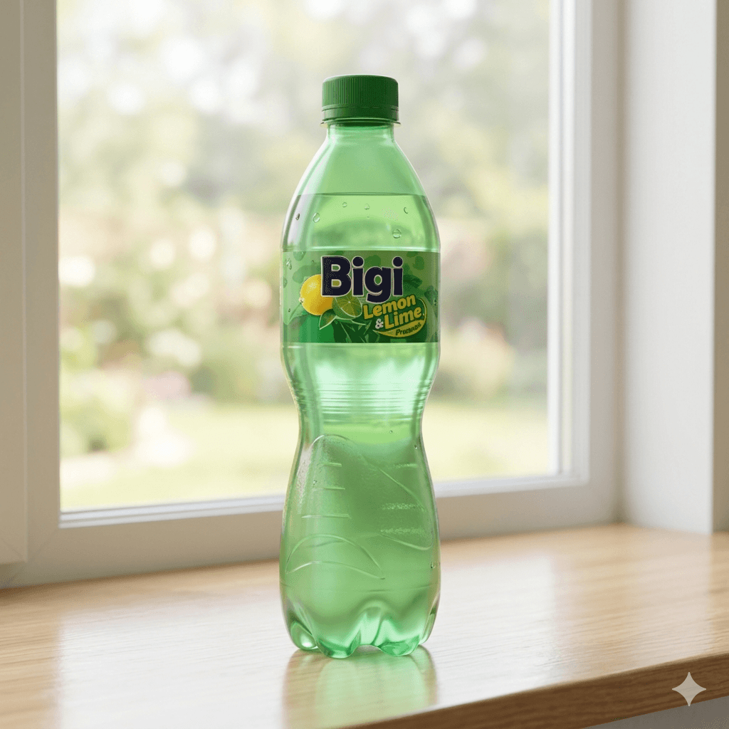 Bigi Lemon and Lime 50cl PET — by Bigi — Carbonated Drinks from NG — Afrizonemart