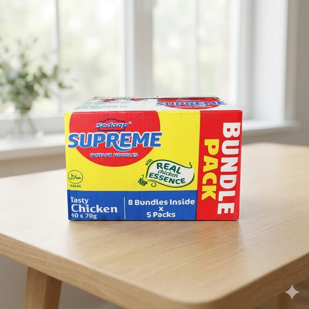 Supreme Noodles Chicken 70g x 40 (Carton) — by Supreme — Pasta Noodles from NG — Afrizonemart