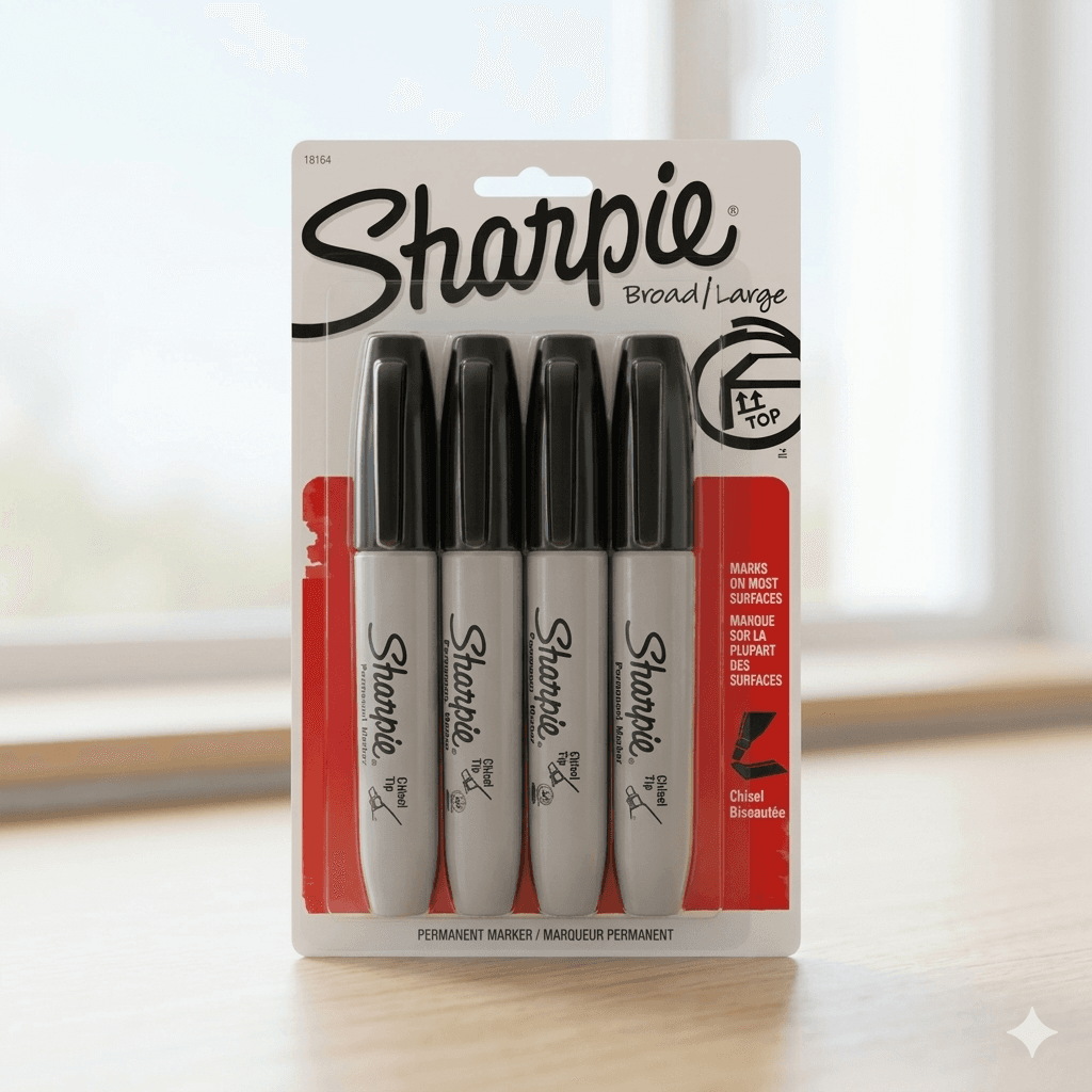 Marker Permanent Sharpie Pack of 4 — by Sharpie — highlighters-markers from NG — Afrizonemart