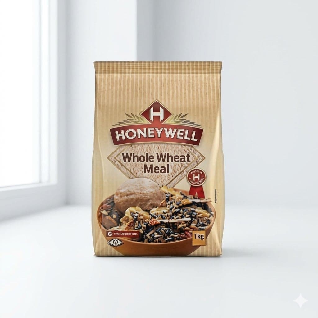 Honeywell Whole Wheat Meal 1kg — by Honeywell — Garri Swallow from NG — Afrizonemart