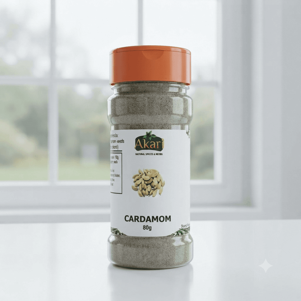 Akari Cardamom - 80g — by Akari Natural Spices and Herbs — food-agriculture-spices products from UG — Afrizonemart