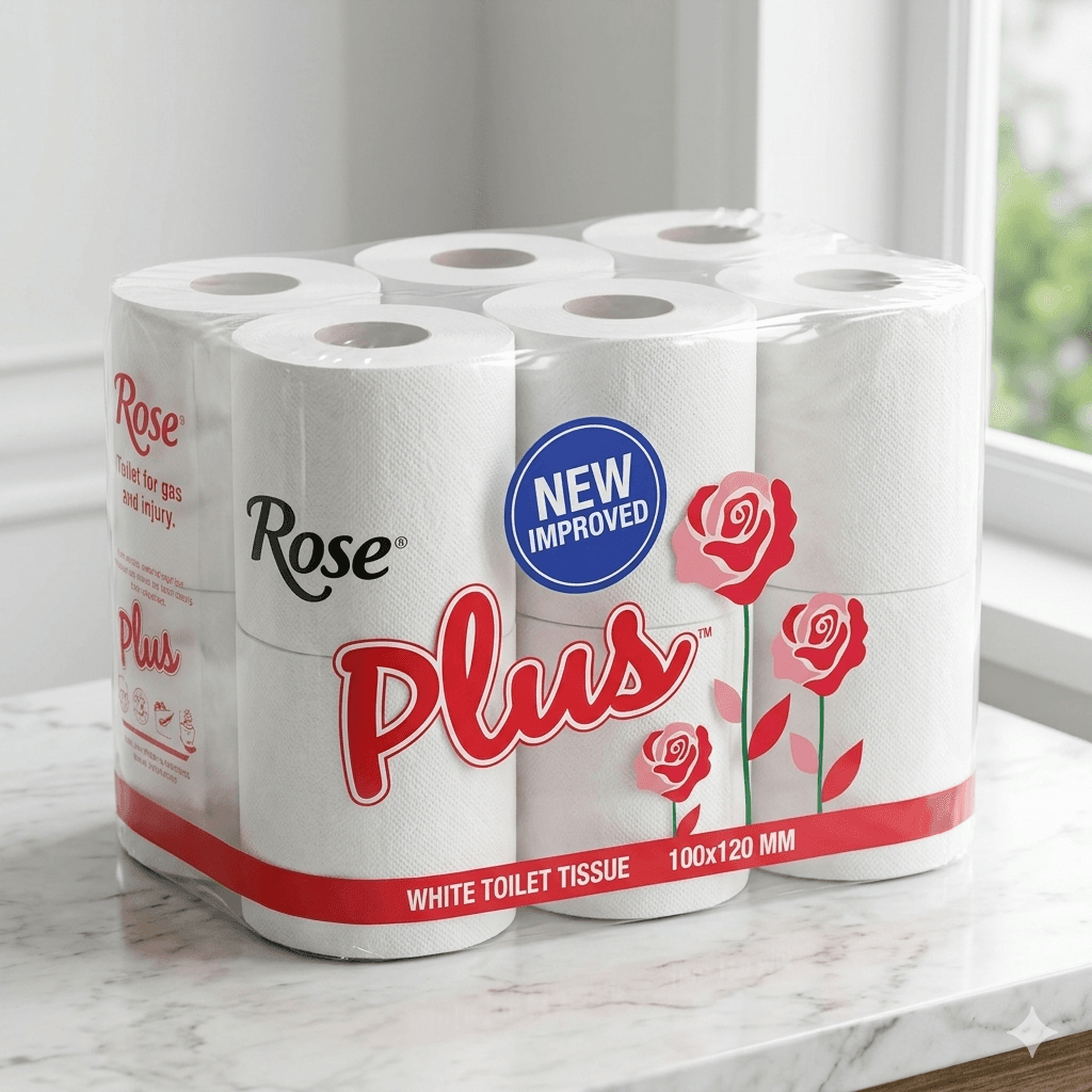 Rose Toilet Paper 10-Pack
