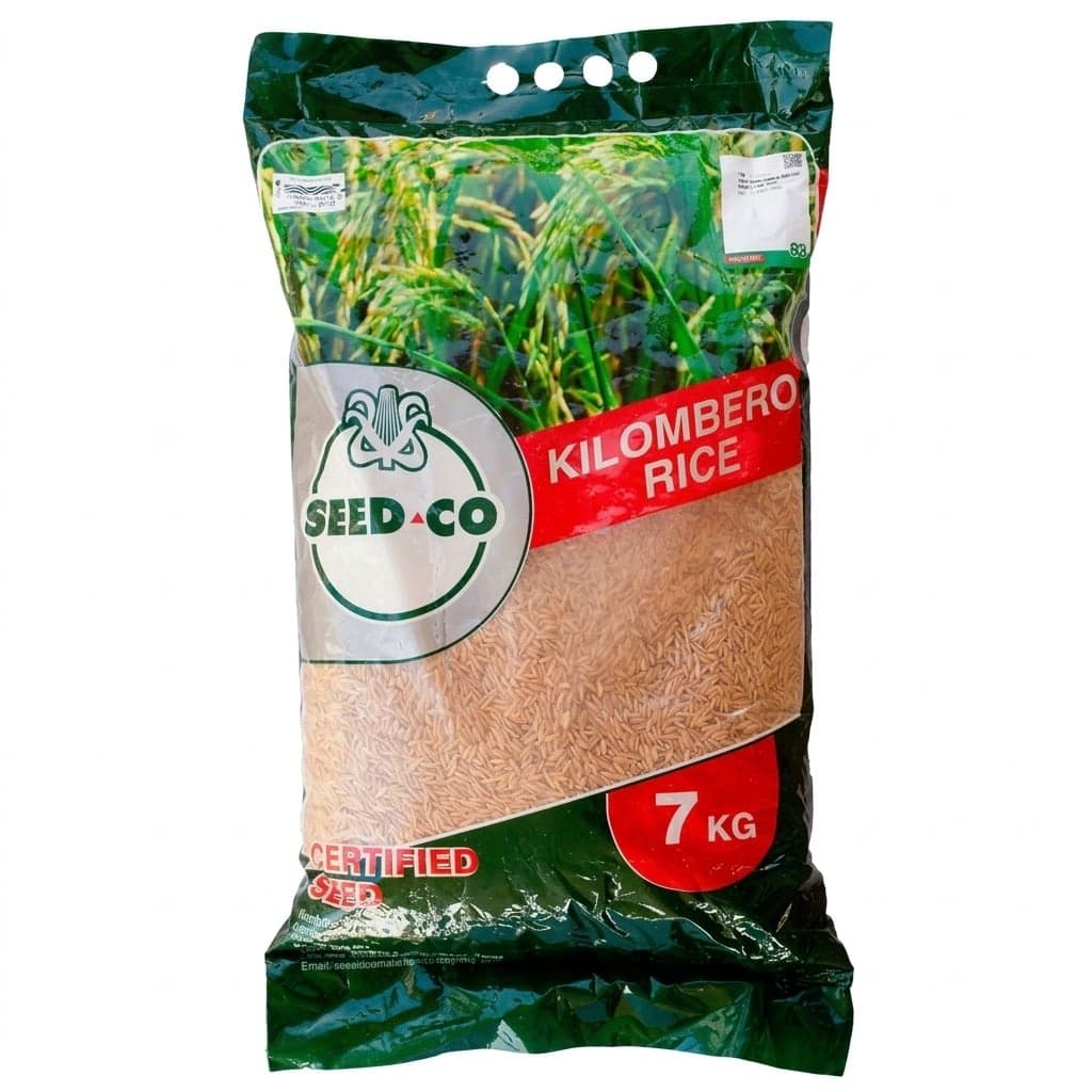 Kilombero Rice Seed 7kg — by Seed Co Malawi — food-agriculture-rice-seed products from MW — Afrizonemart