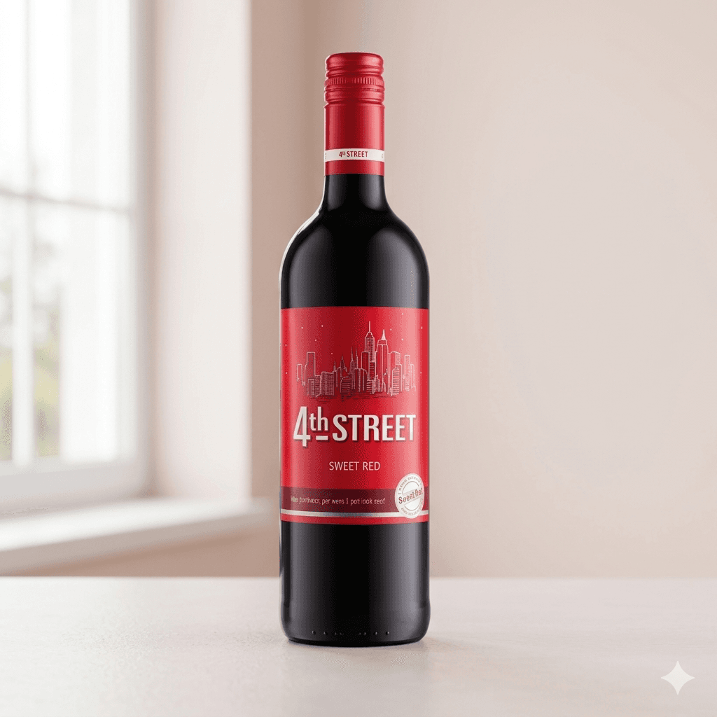 4th Street Sweet Red Wine 75cl