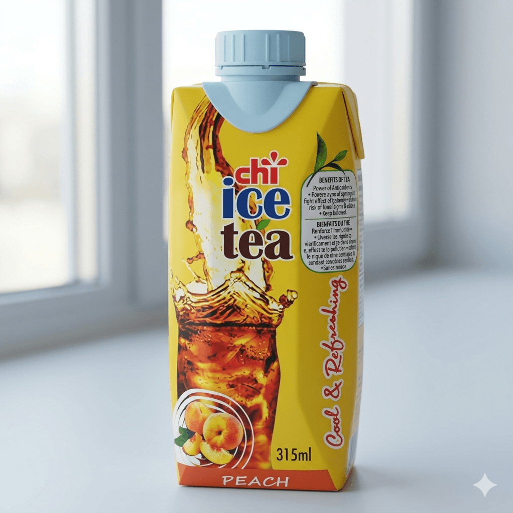 Chivita Ice Tea Peach 31.5cl — by Chivita Ice Tea — Ice Tea from NG — Afrizonemart