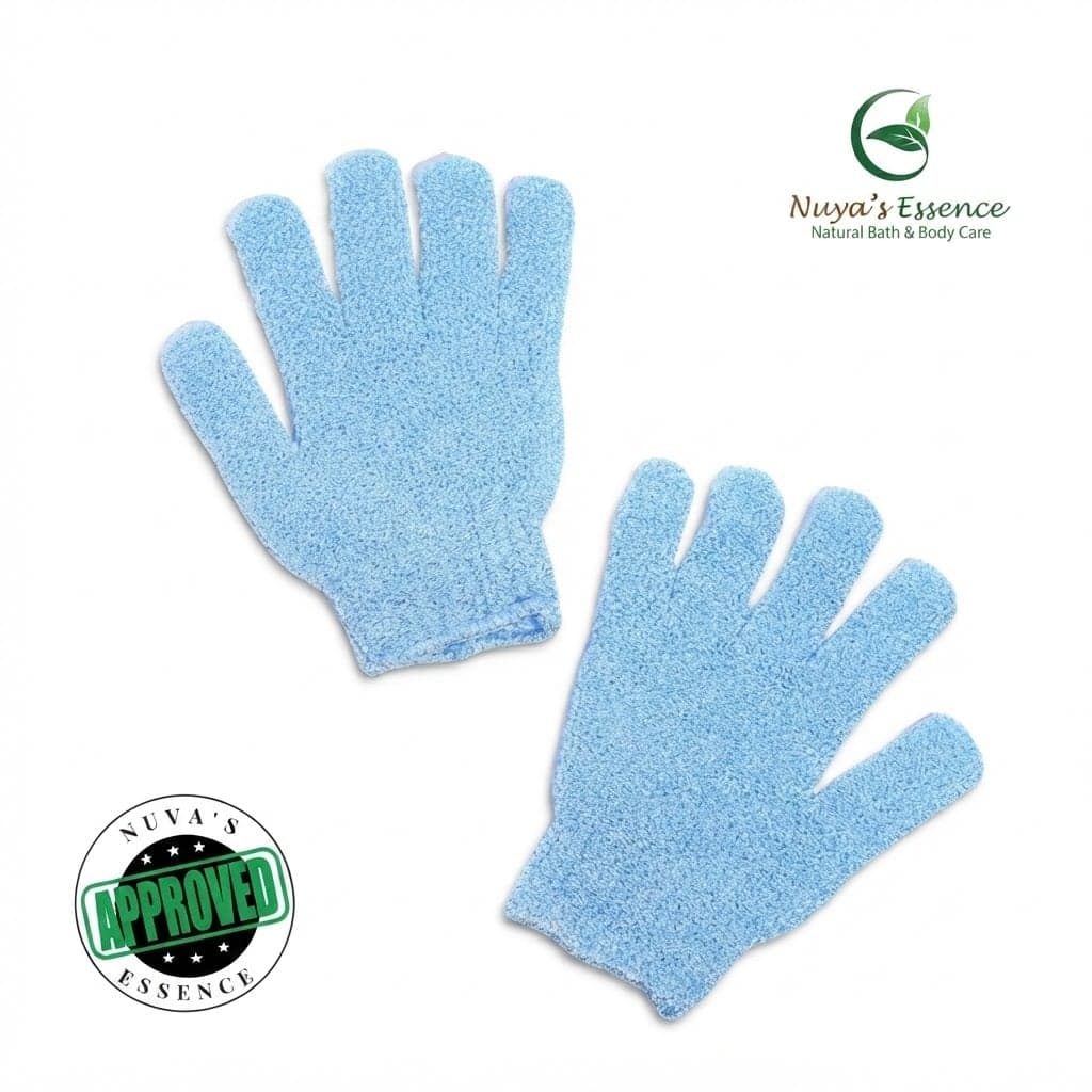 EXFOLIATING BATH GLOVES