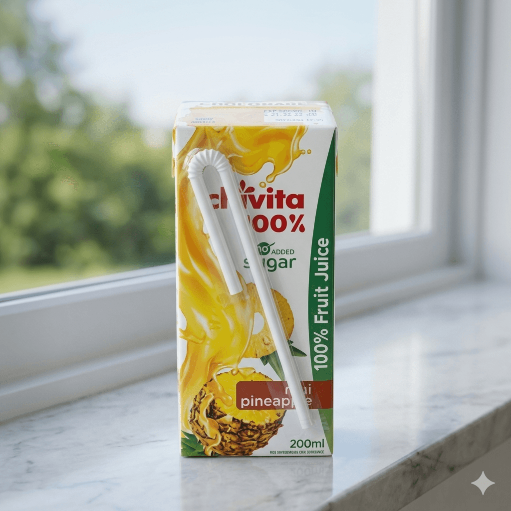 Chivita 100% Pineapple Juice 18cl — by Chivita — Fruit Juices from NG — Afrizonemart