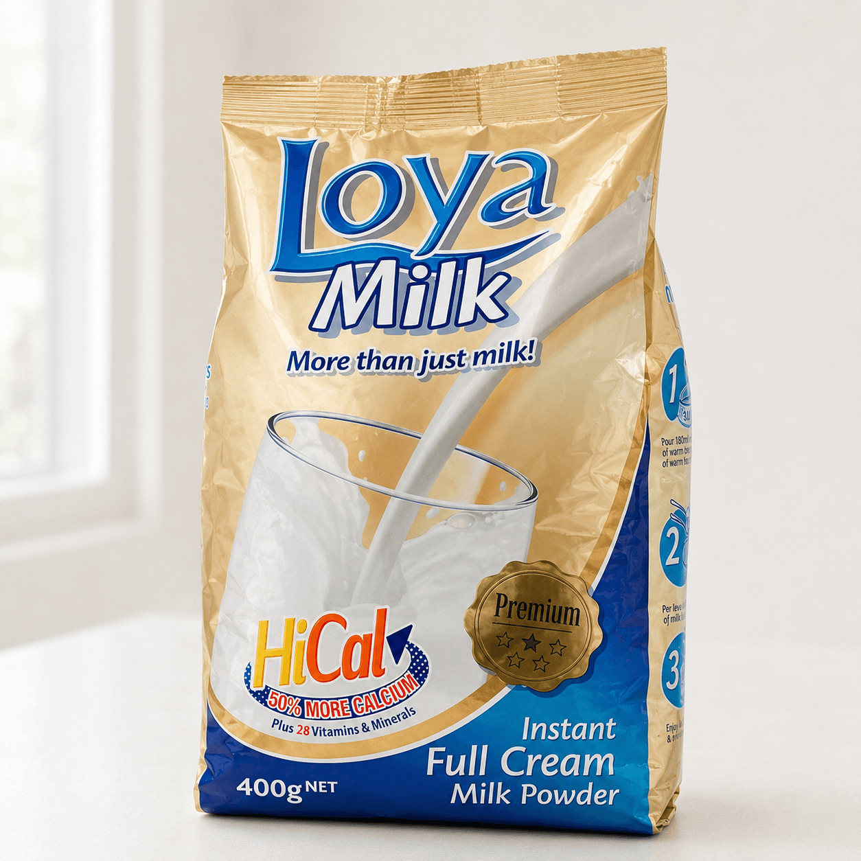 Loya Milk Powder 400g — by Loya — Milk Dairy from NG — Afrizonemart