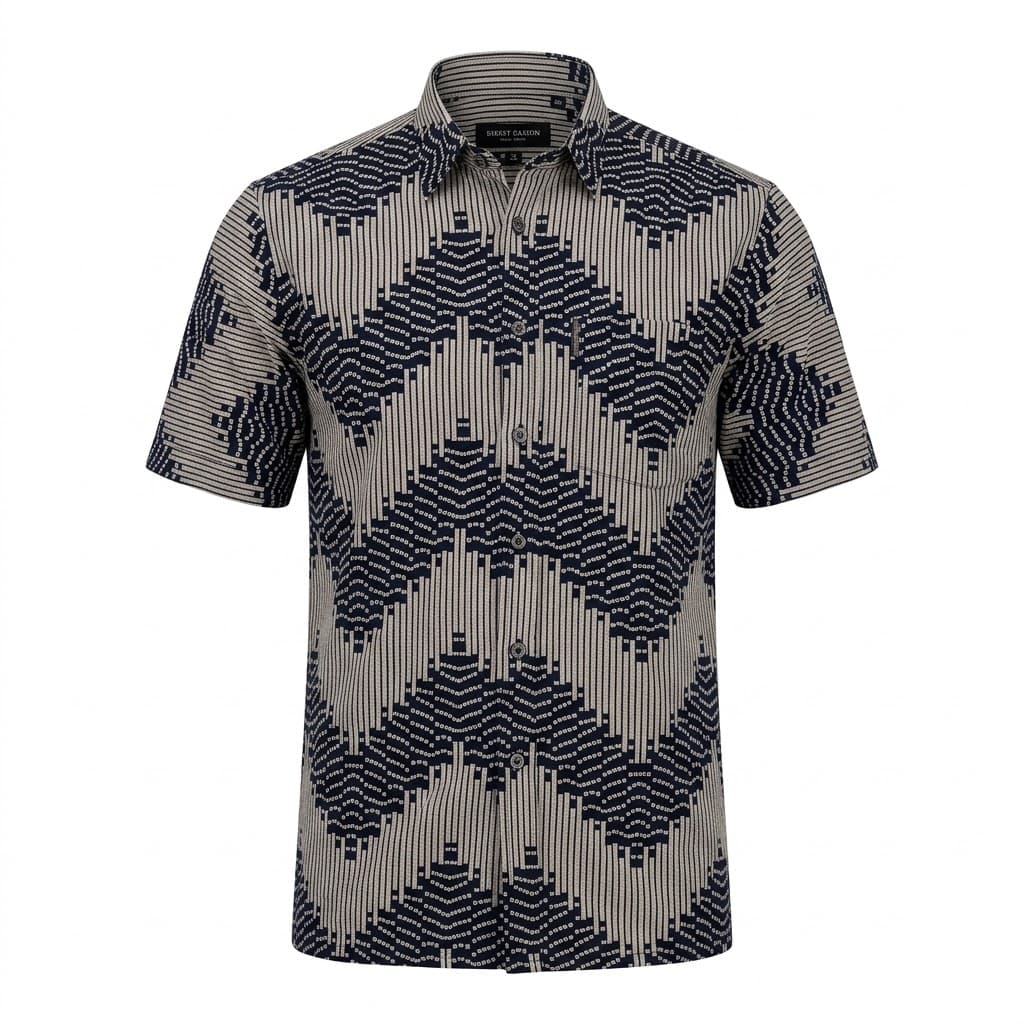 Davis African Print Shirt