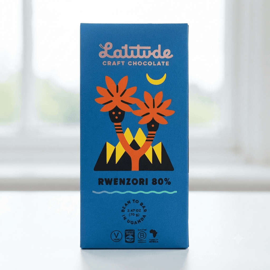 KWANZA, Latitude Craft Chocolate - Rwenzori 80% - 35g