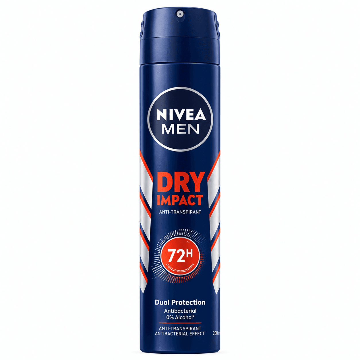 NIVEA Dry Impact Anti-Transpirant Spray For Men, 72h - 200ml