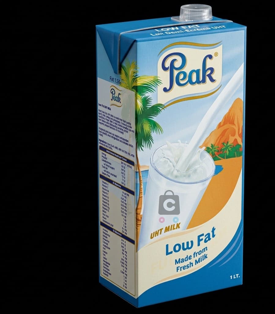 Peak Liquid Milk UHT 1L — by Peak — Milk Dairy from NG — Afrizonemart