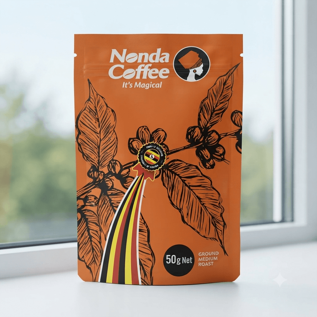 Nonda Coffee Ntanda 31 Natural Arabica Ground Medium Roast Rwenzori - 50g