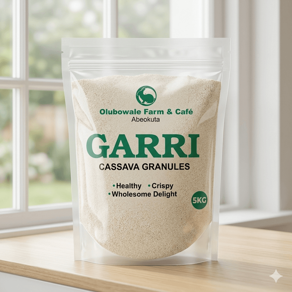 White Garri 5kg — by Local — Garri Swallow from NG — Afrizonemart