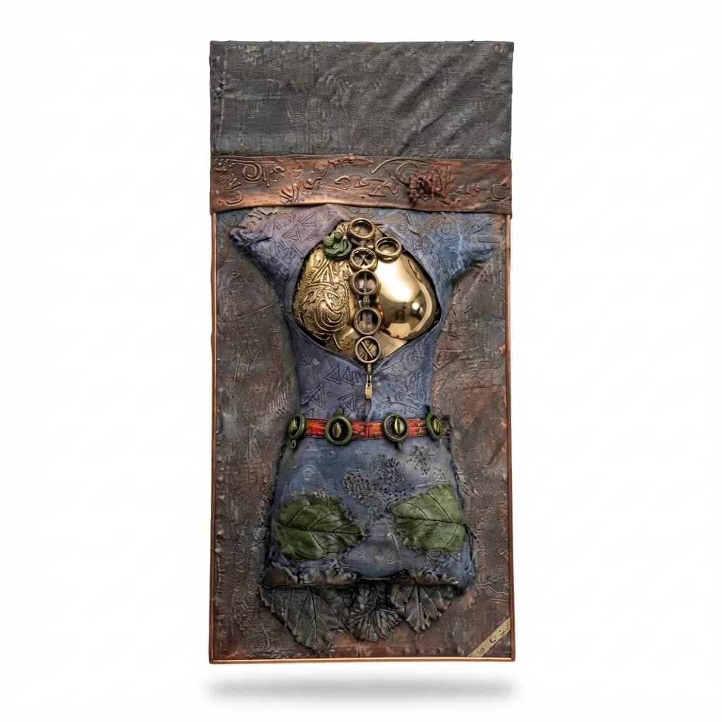 Mixed Media African Wall Art Sculpture — by Ugandan Crafts — lifestyle-wall-art products from UG — Afrizonemart