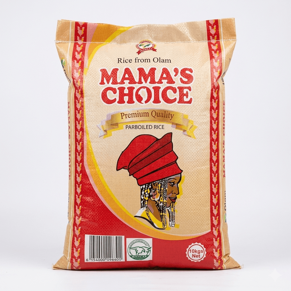 Mama's Choice Parboiled Rice 10kg — by Mama's Choice — Rice from NG — Afrizonemart