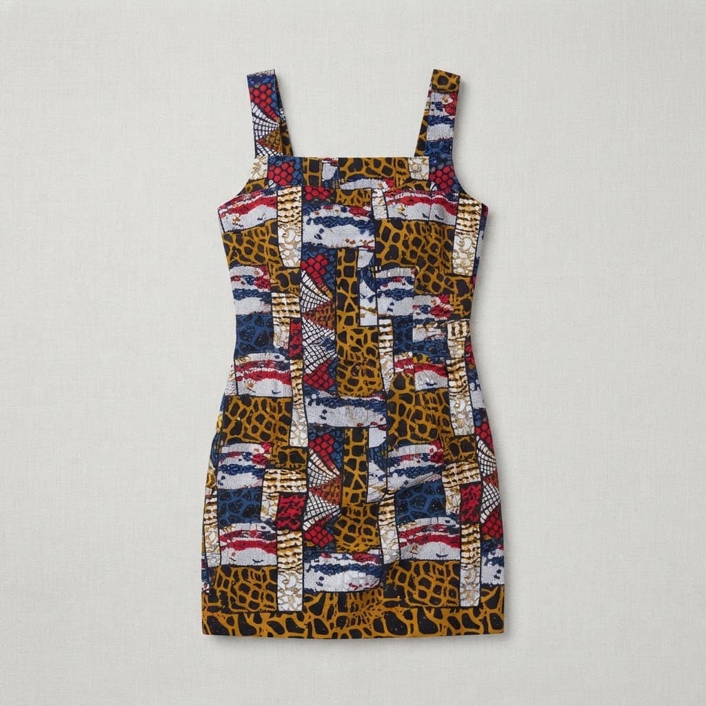 Lily mini dress in Animal Mesh