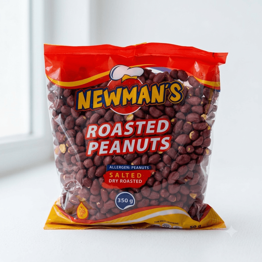 Newmans, Salted Roasted Dry Peanuts - 350g