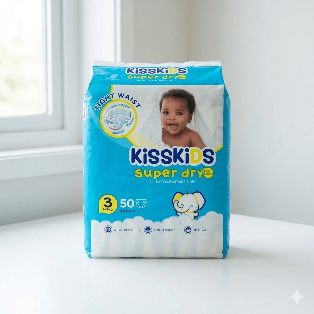 Kisskids Diapers Size 3 Midi (50 count)