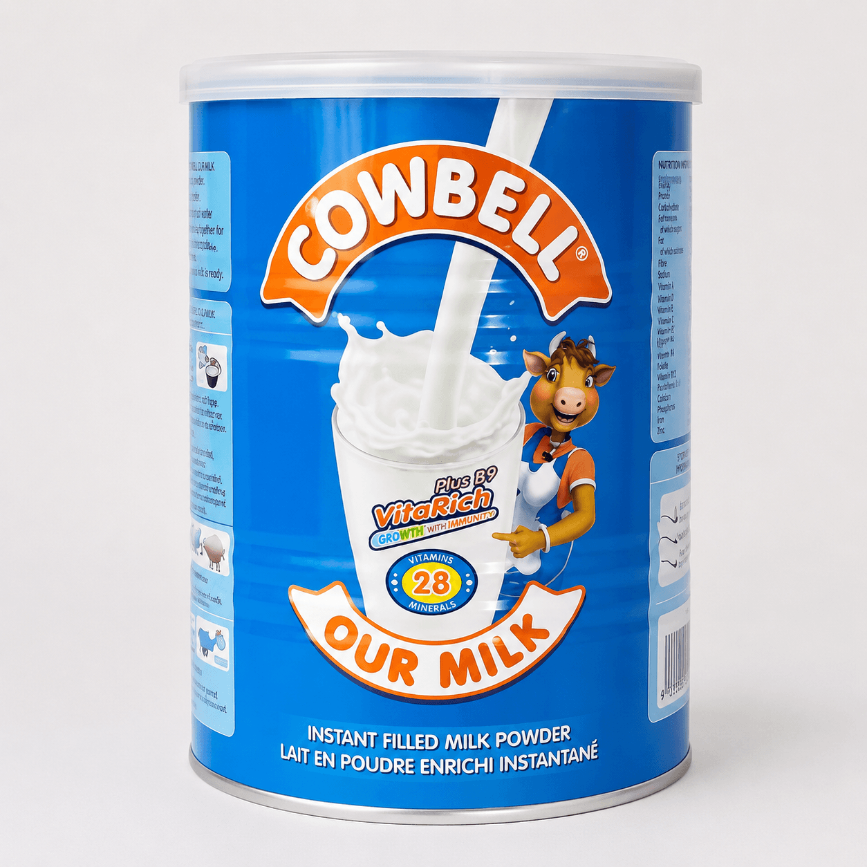 Cowbell Milk Powder Tin 400g — by Cowbell — Milk Dairy from NG — Afrizonemart
