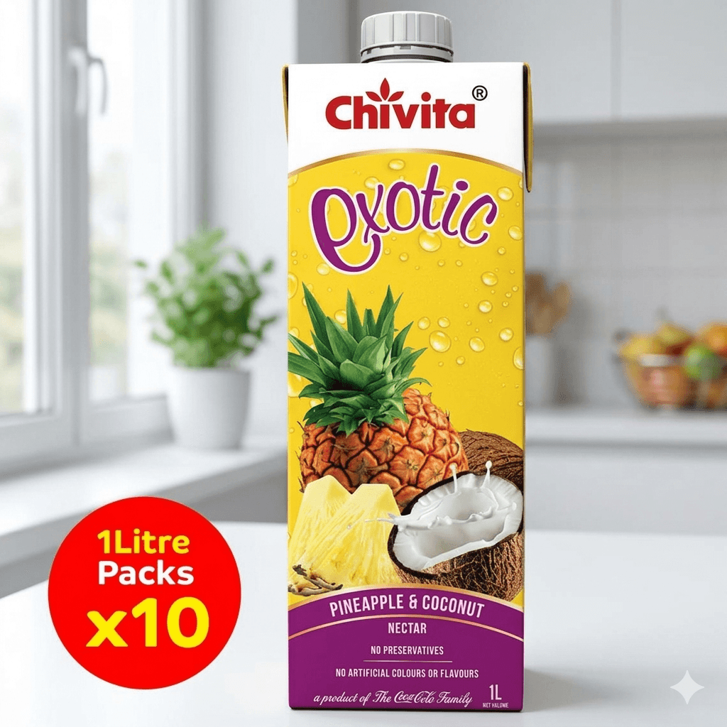 Chivita Active Pineapple Coconut 1L — by Chivita Active — Nectar Juice Drinks from NG — Afrizonemart